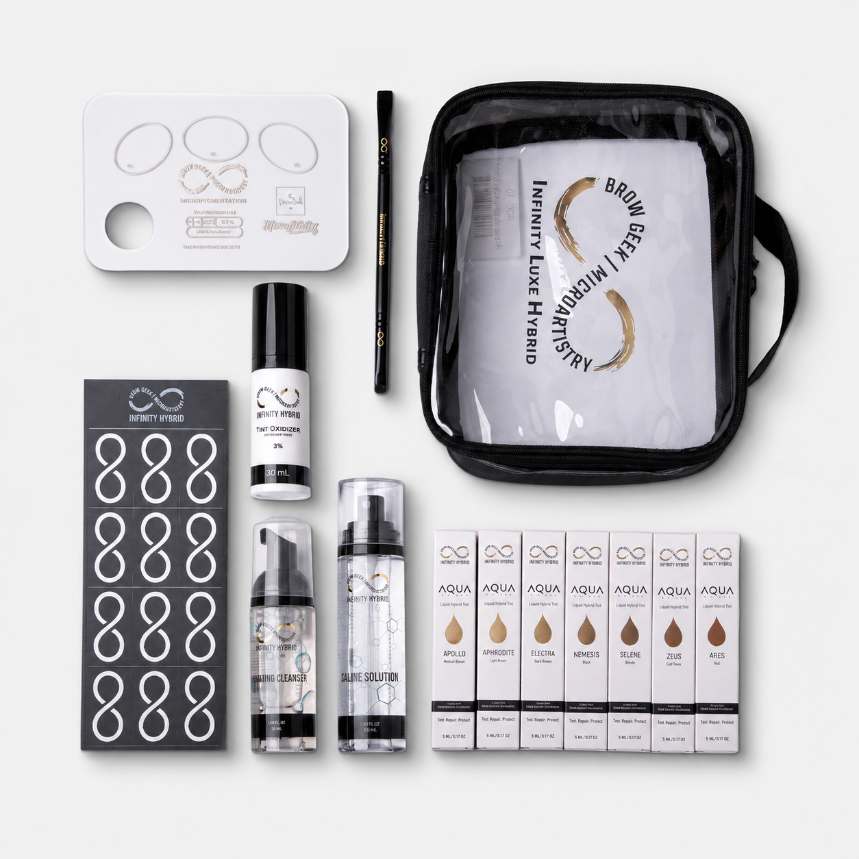 Aqua Drops® Gold Kit - All 7 Shades + Developer + Aftercare