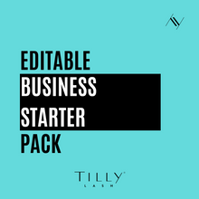 Load image into Gallery viewer, Editable Lash and Brow Business Starter Pack