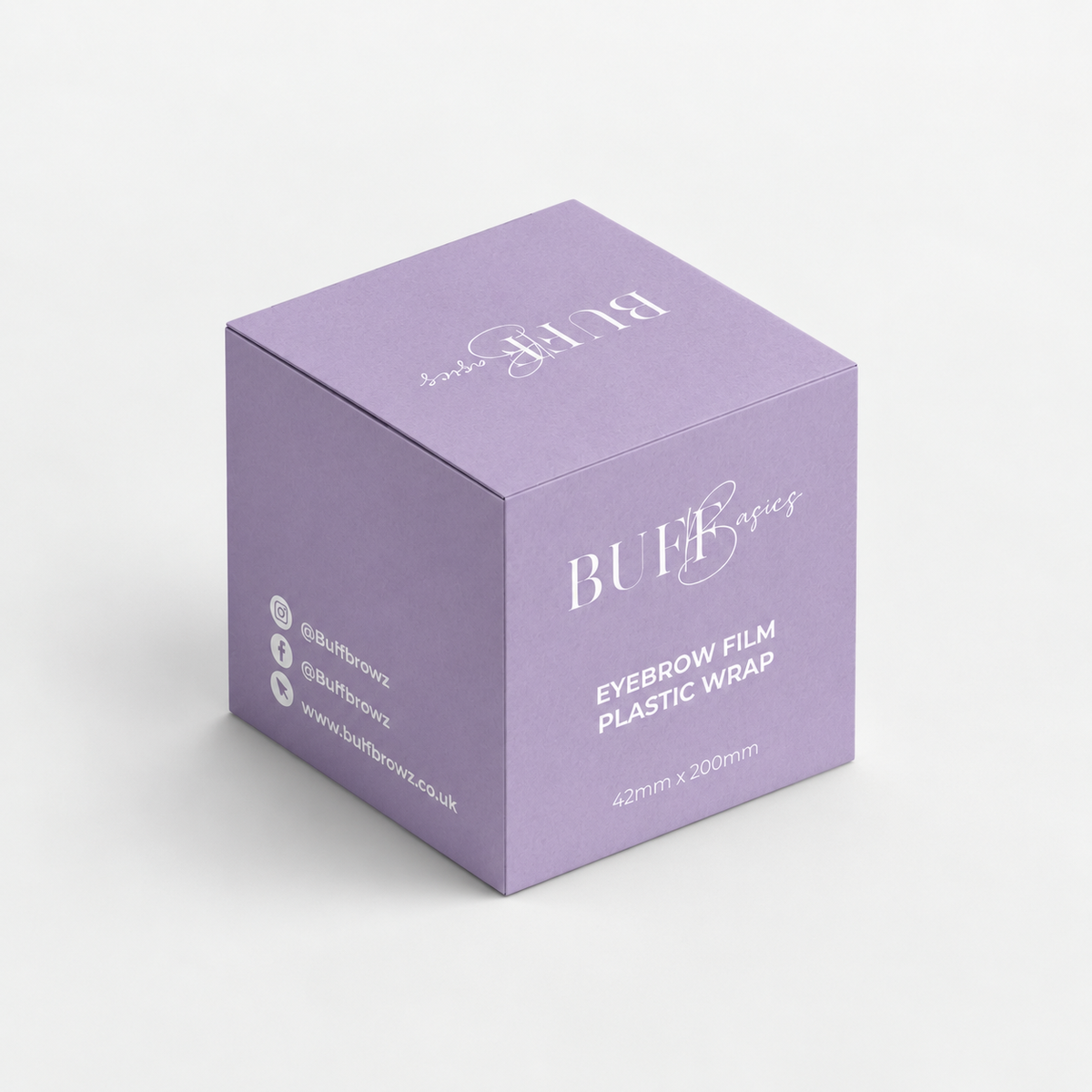 Buff Basics - Eyebrow Plastic Cling Wrap Holder & Cutter