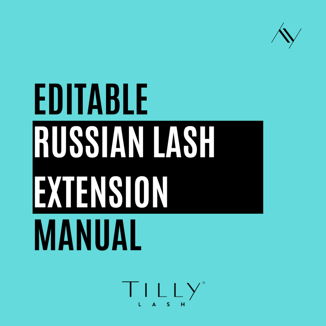 Editable Russian Lash Extension Manual