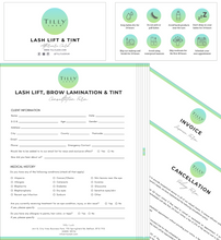 Load image into Gallery viewer, Editable Lash and Brow Business Starter Pack