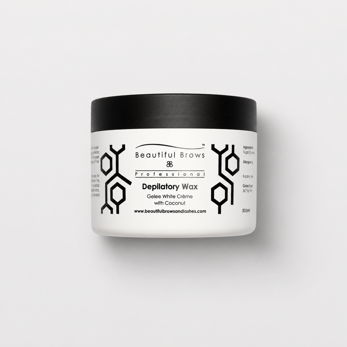 Gelee White Cream Coconut Depilatory Eyebrow Wax