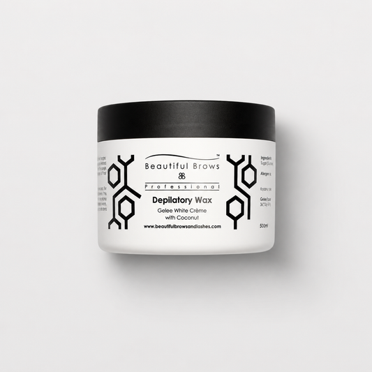 Gelee White Cream Coconut Depilatory Eyebrow Wax