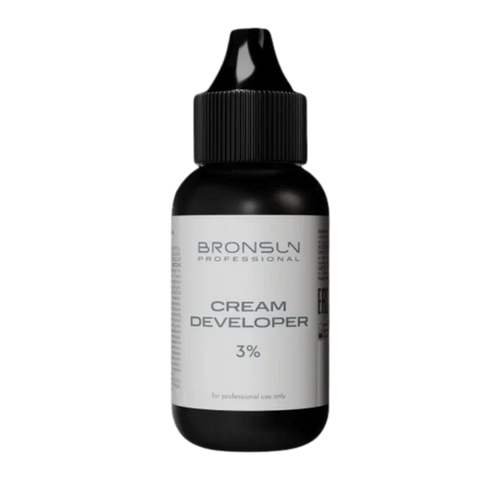 Bronsun Cream Developer bottle on a white background